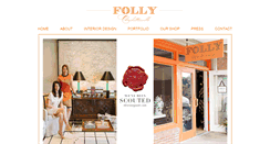 Desktop Screenshot of follycville.com