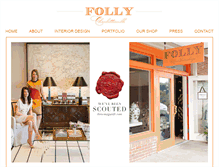 Tablet Screenshot of follycville.com